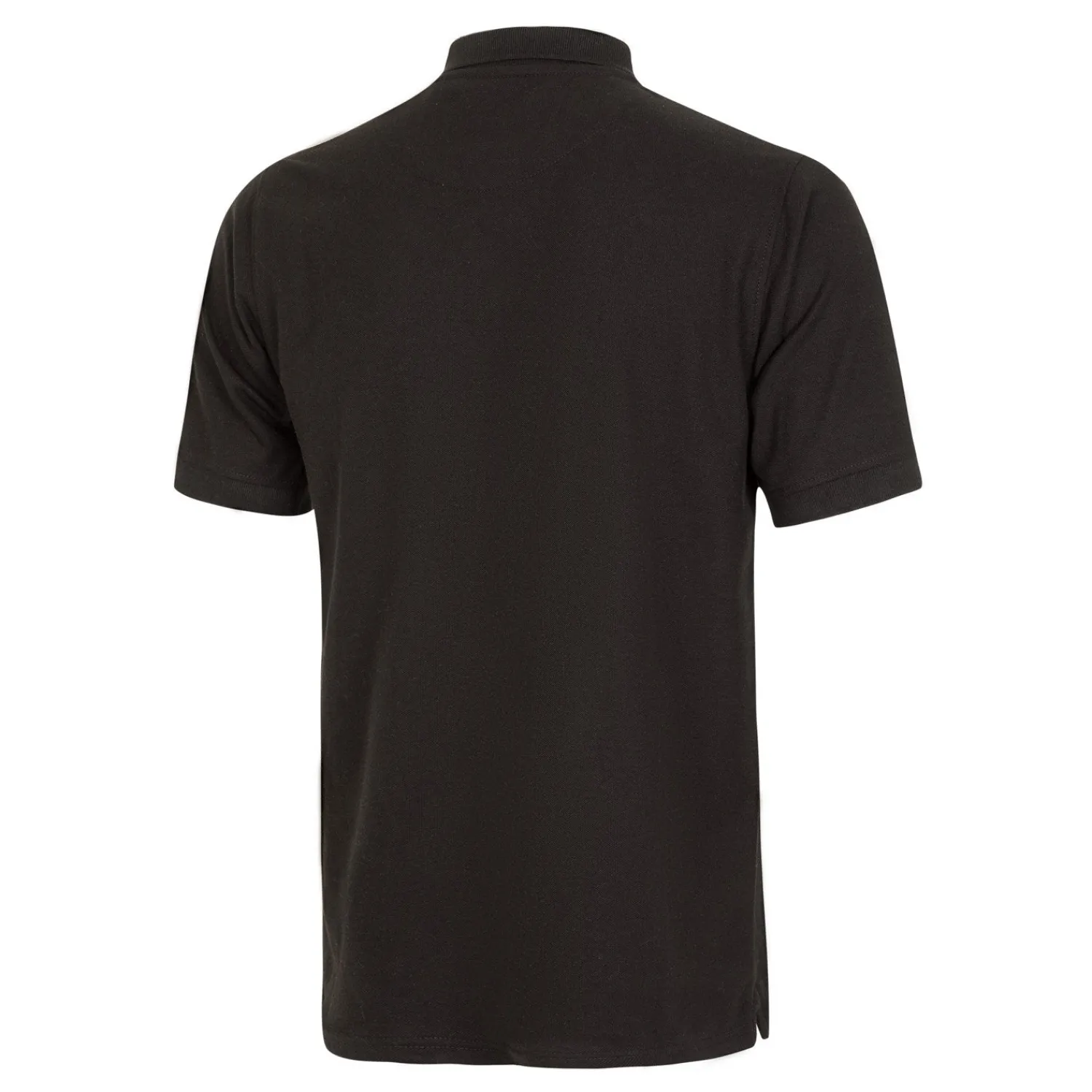 T&F Mens Essentials Color Crest Polo Black^ Polos