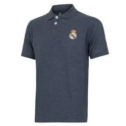 T&F Mens Essentials Color Crest Polo Blue Blend^ Polos