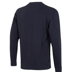 T&F Mens Essentials Color Crest Crew Navy^ Sweatshirts