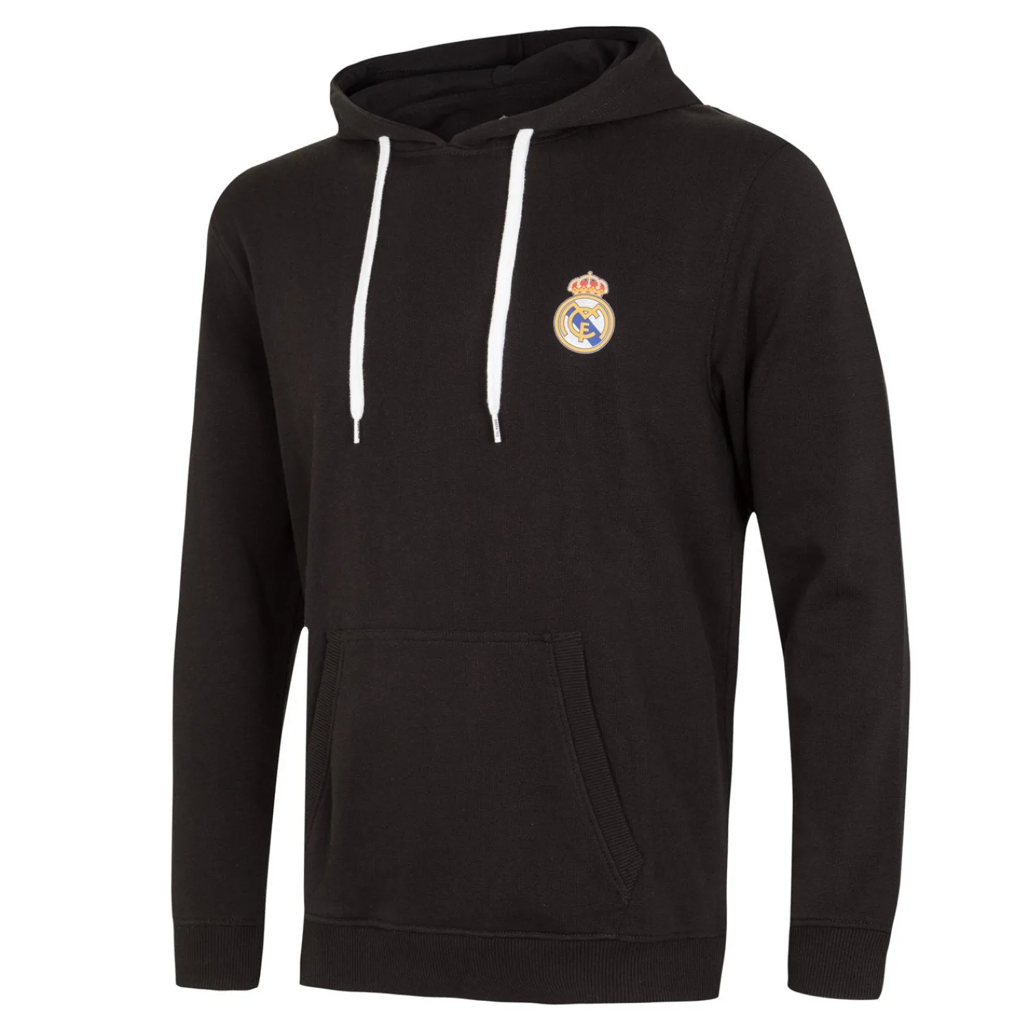 T&F Mens Essentials Color Crest Hoody Black^ Sweatshirts