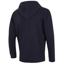 T&F Mens Essentials Color Crest Full Zip Hoody Navy^ Sweatshirts