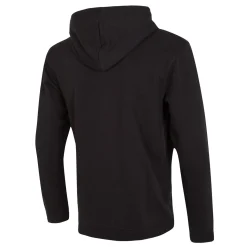 T&F Mens Essentials Color Crest Full Zip Hoody Black^ Sweatshirts