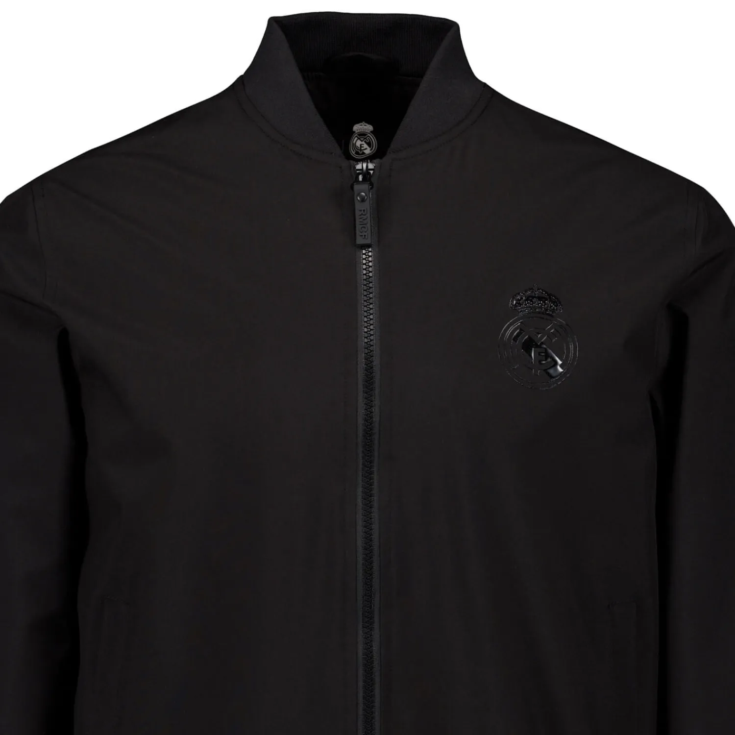 MBA Solutions Mens Outerwear Bomber Jacket Black Real Madrid^ Jackets