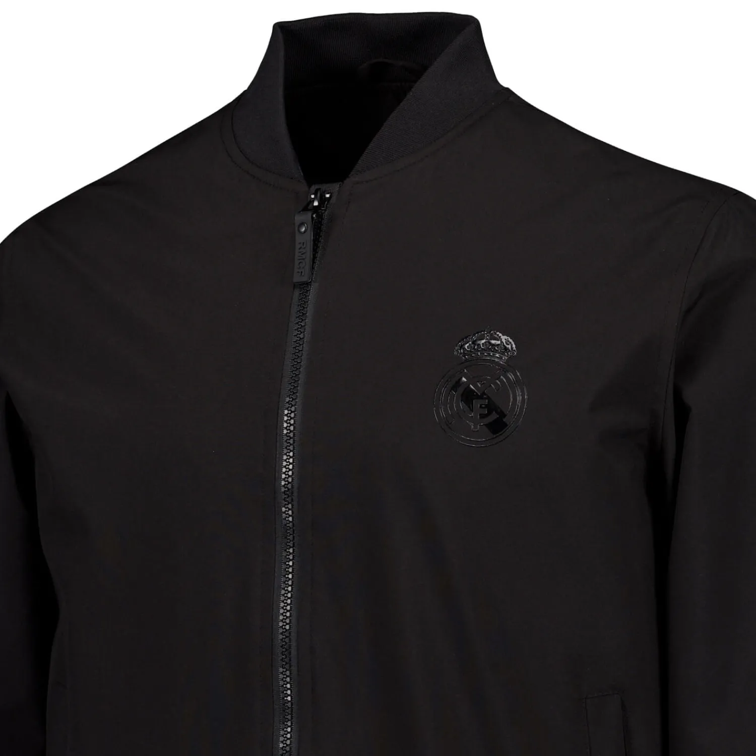MBA Solutions Mens Outerwear Bomber Jacket Black Real Madrid^ Jackets
