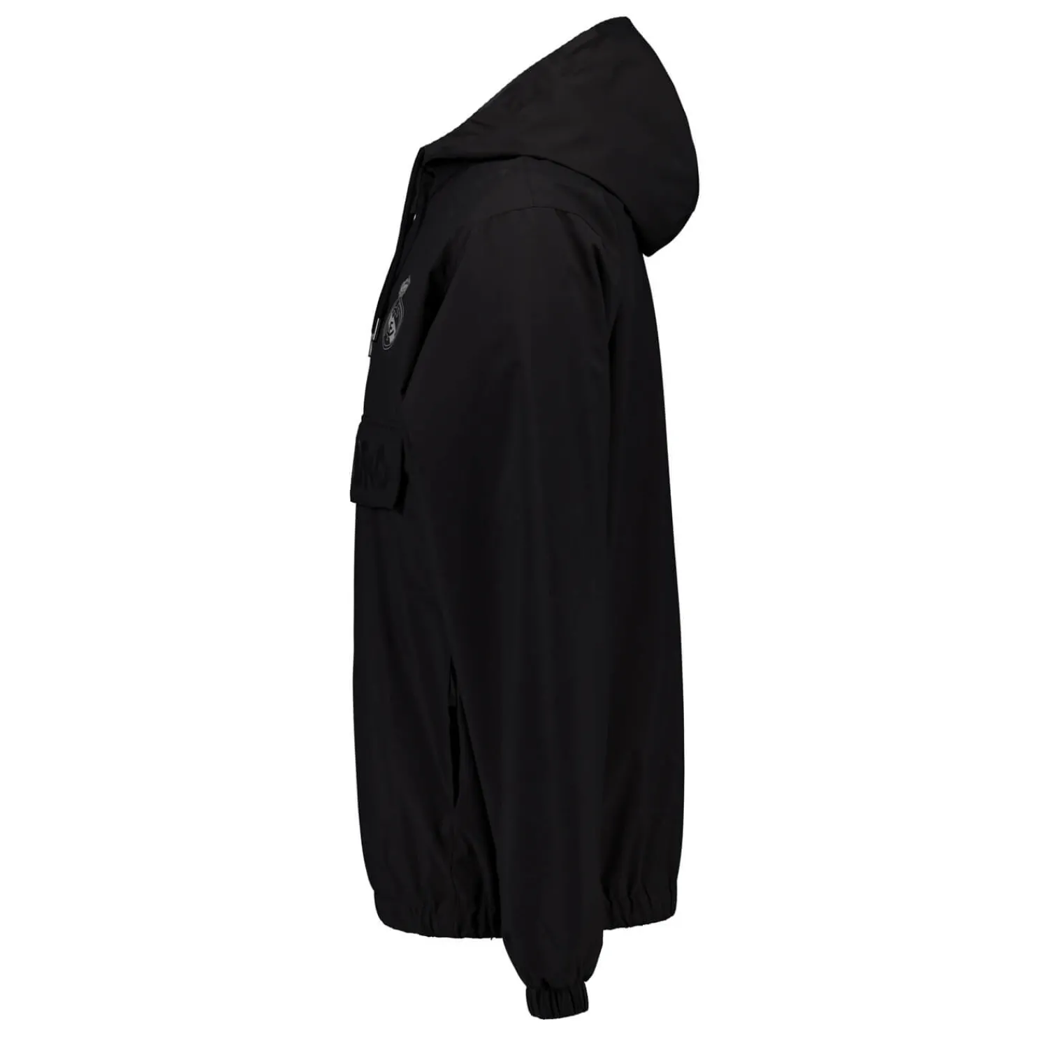 MBA Solutions Mens Outerwear Hooded Lightweight Anorak Black Real Madrid^ Jackets