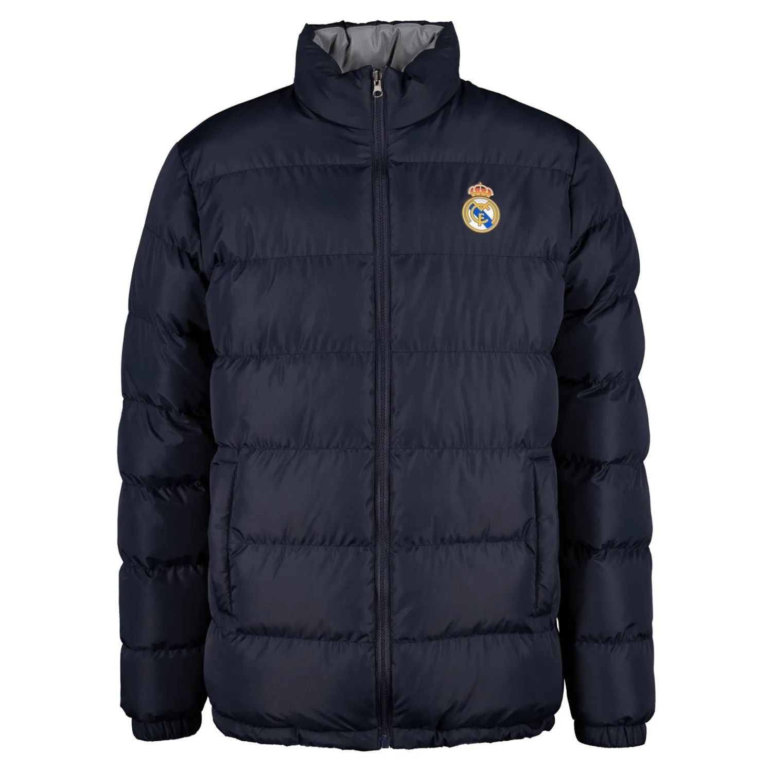 MBA Solutions Mens Outerwear Reversible Reflective Puffer Jacket Navy^ Jackets