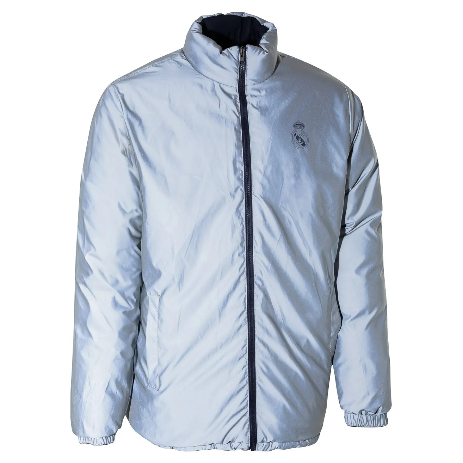 MBA Solutions Mens Outerwear Reversible Reflective Puffer Jacket Navy^ Jackets