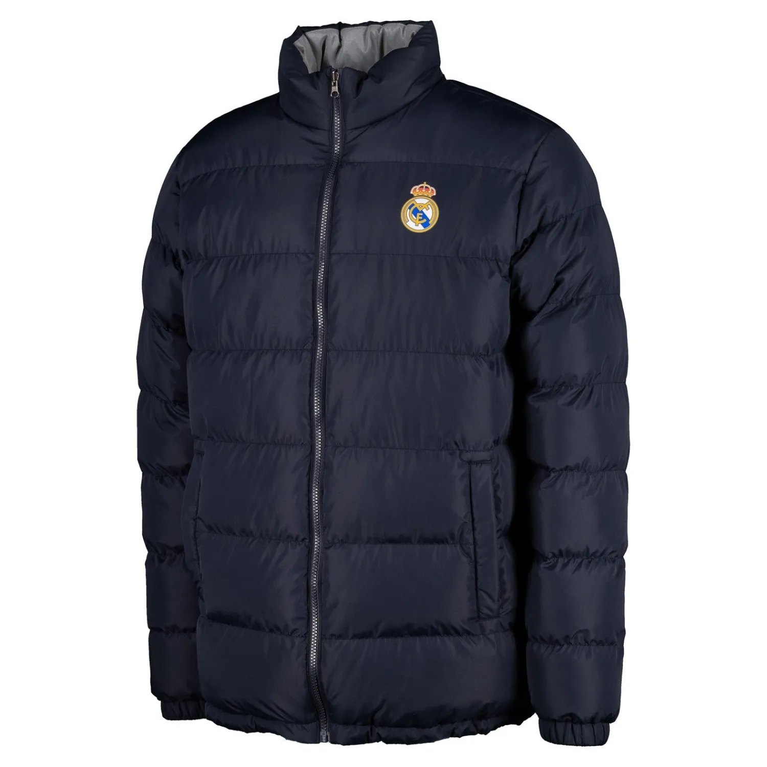 MBA Solutions Mens Outerwear Reversible Reflective Puffer Jacket Navy^ Jackets