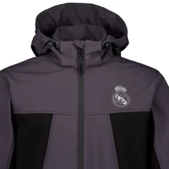 MBA Solutions Mens Outerwear Softshell Jacket Dark Grey Real Madrid^ Jackets
