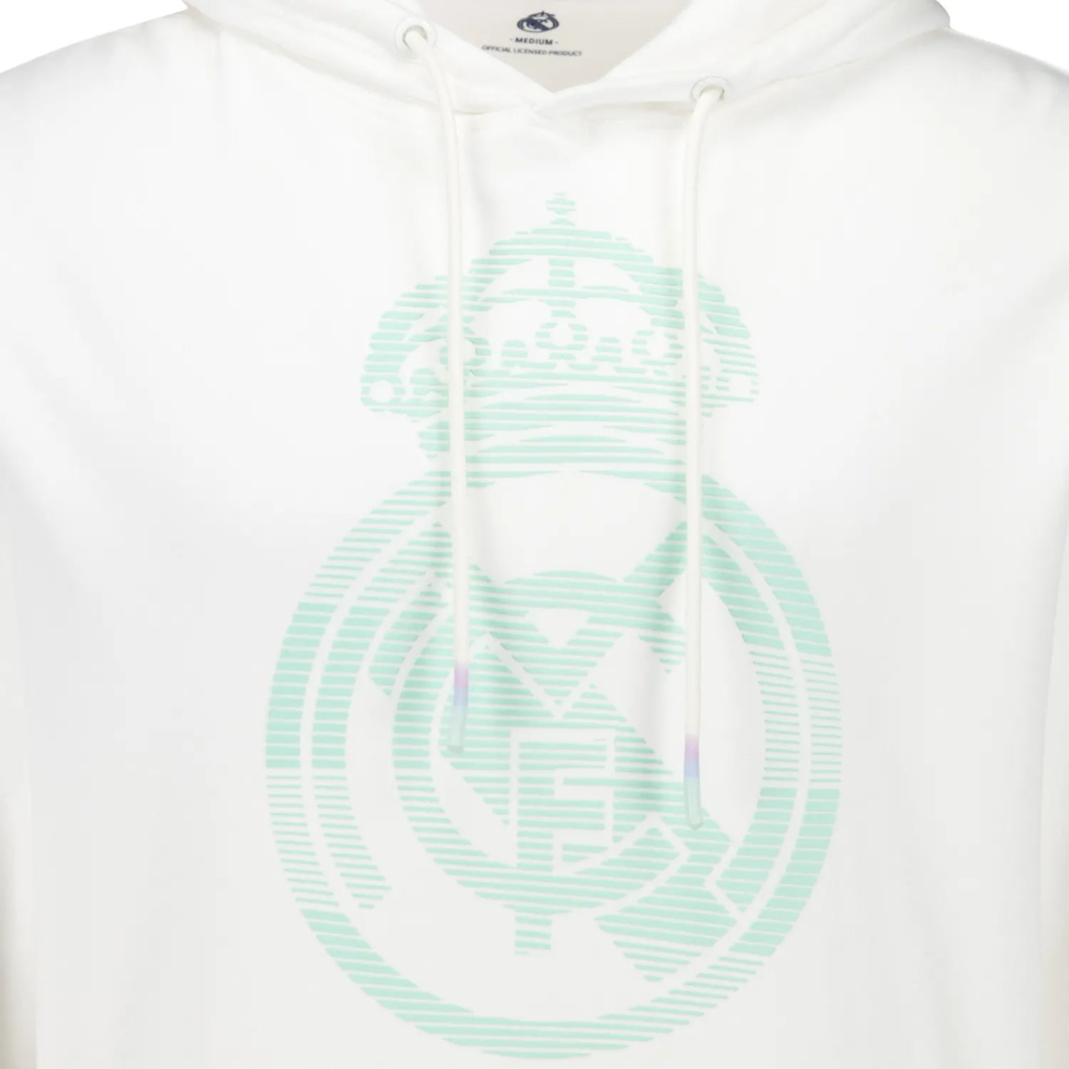 Foundry Mens Pastel Crest Hoodie White Real Madrid^ Sweatshirts