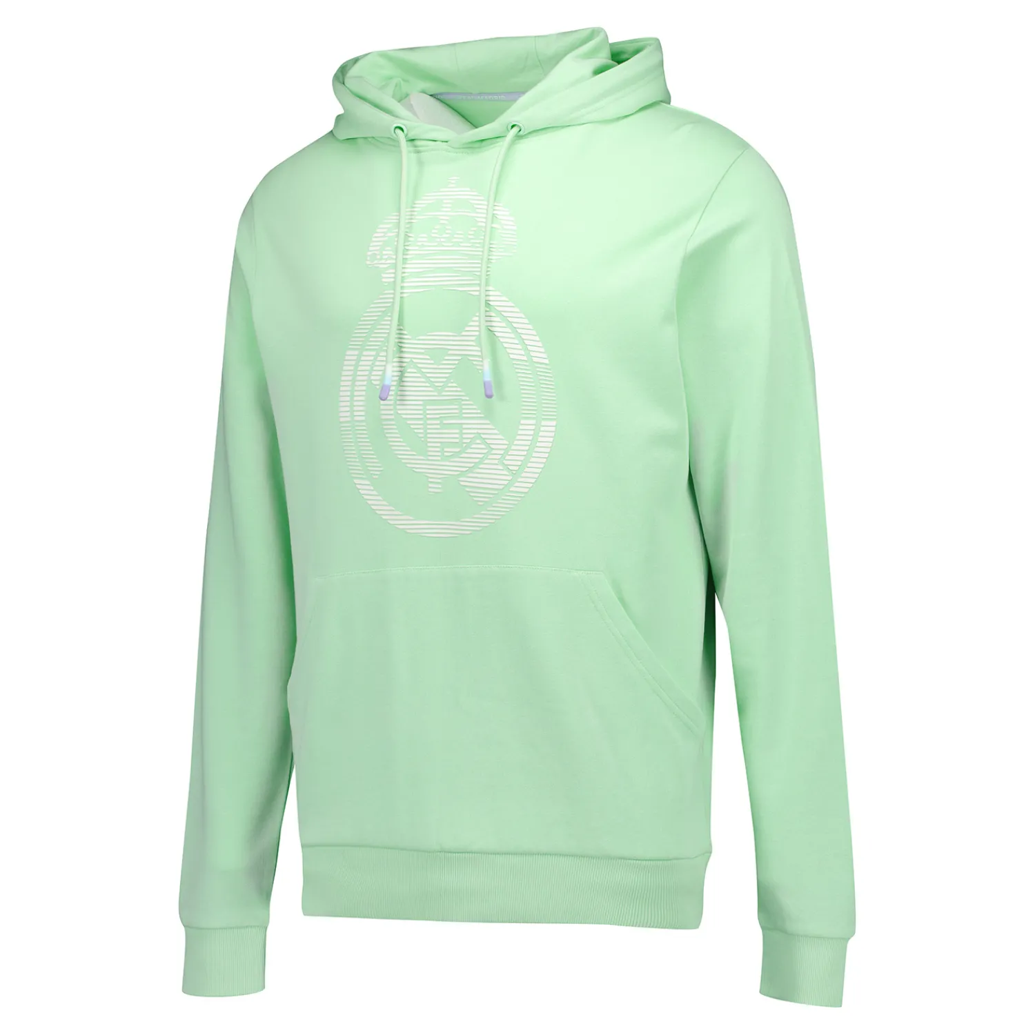 Foundry Mens Pastel Crest Hoodie Green Real Madrid^ Sweatshirts