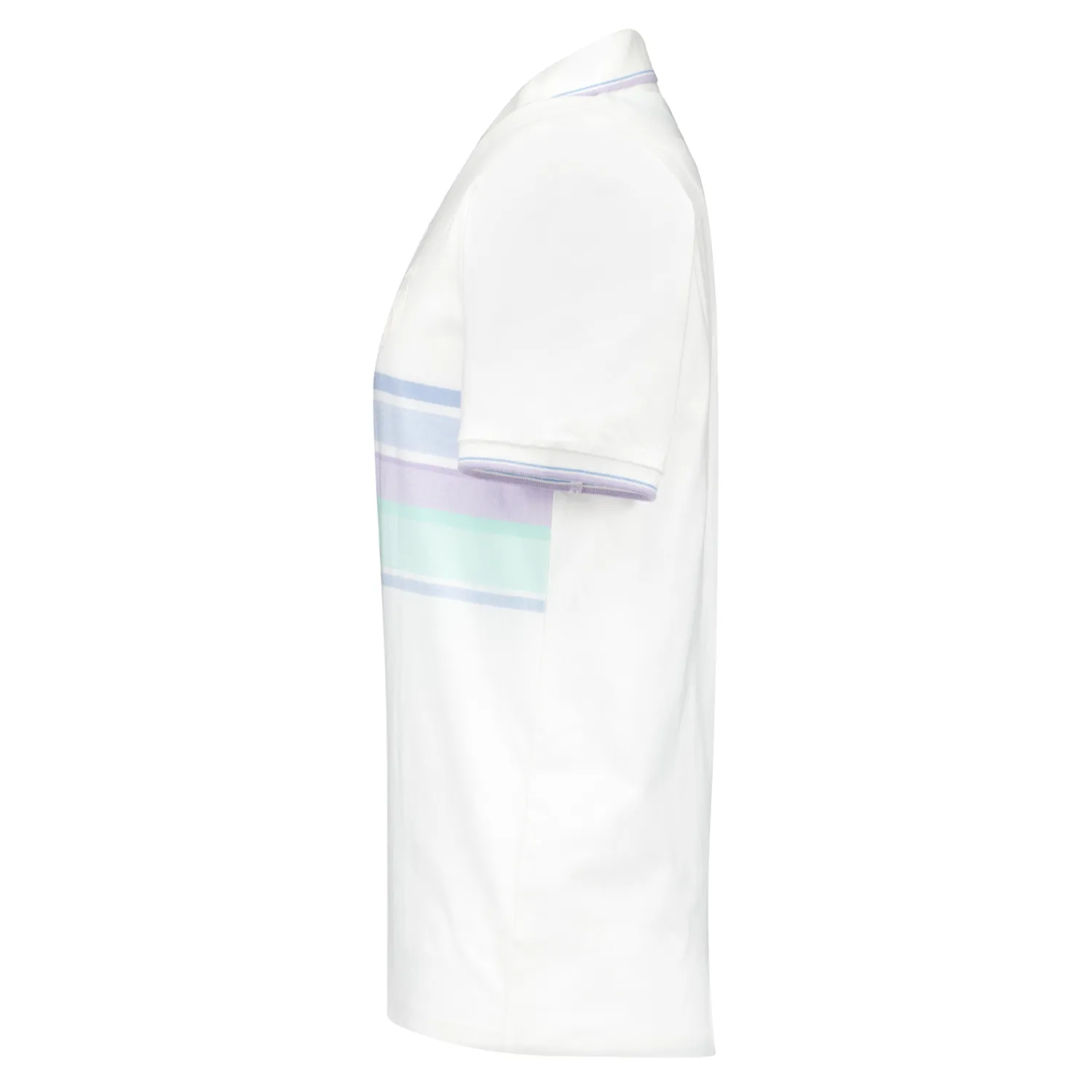 Foundry Mens Pastel Stripe Polo Shirt White Real Madrid^ Polos