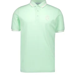Foundry Mens Pastel Two Tone Pique Polo Shirt Green Real Madrid^ Polos