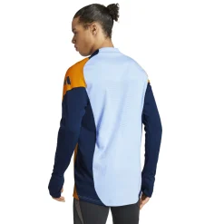 Adidas España, S.A.U Mens Pro Training Top 24/25 Blue^ Sweatshirts|Tracksuits