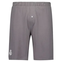 OSDM Mens Real Madrid White Dreams Pijama Set Henley Shorts Grey^ Nightwear