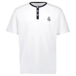 OSDM Mens Real Madrid White Dreams Pijama Set T-Shirt & Fleece Pants Navy^ T-Shirts|Nightwear