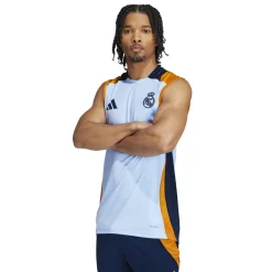 Adidas España, S.A.U Mens Training Sleeveless Shirt 24/25 Blue^ T-Shirts
