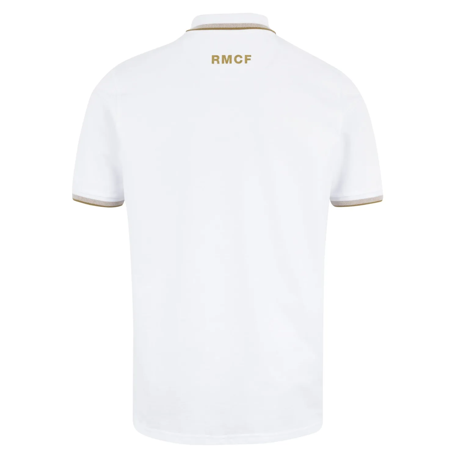 OSDM Mens White & Gold Polo^ Polos