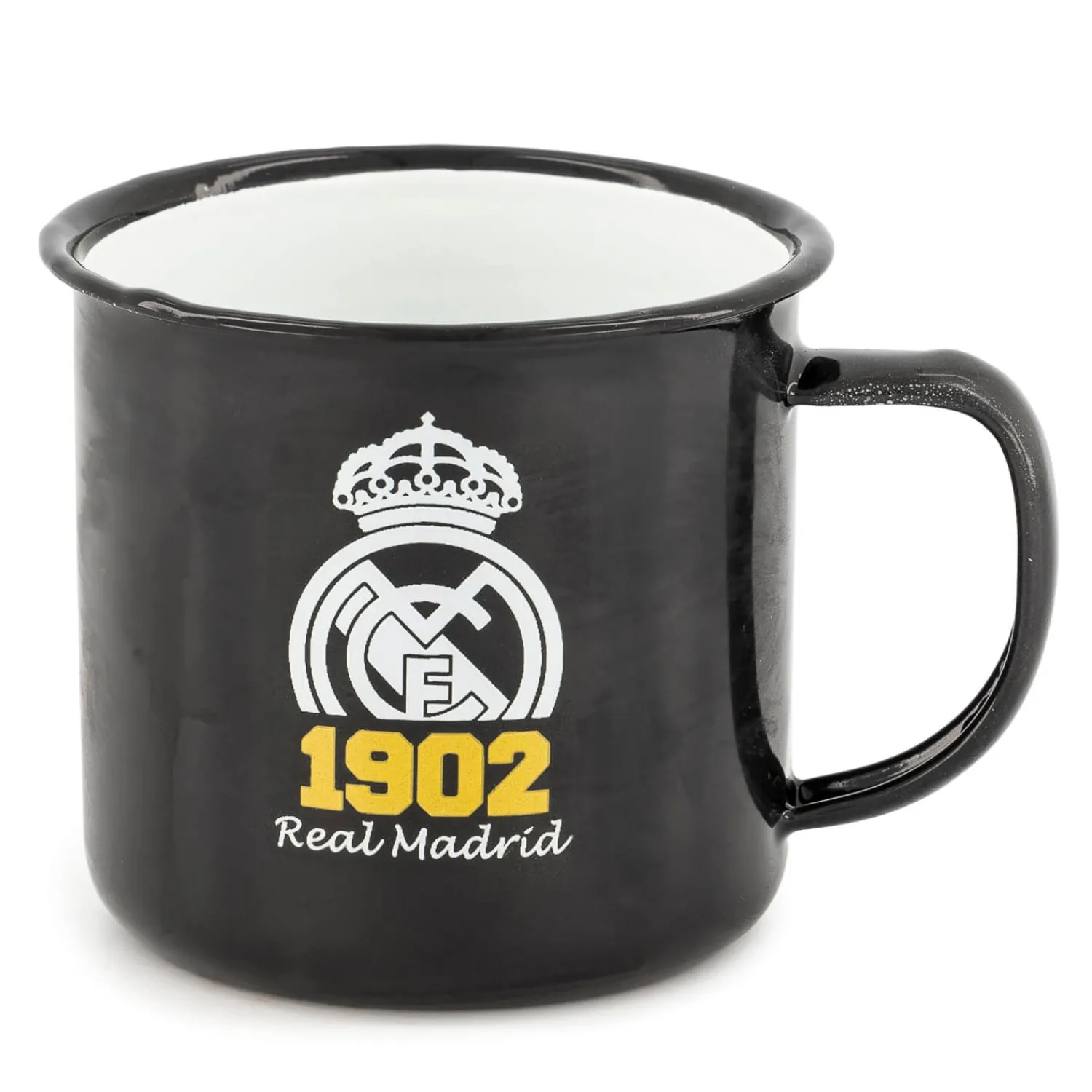 JLK Merchandising, S.L. 350ml 1902 Metalic Mug Black Real Madrid^ Glassware & Cups