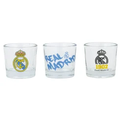 JLK Merchandising, S.L. 50ml Pack 3 Shot Glasses Real Madrid^ Glassware & Cups