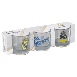 JLK Merchandising, S.L. 50ml Pack 3 Shot Glasses Real Madrid^ Glassware & Cups