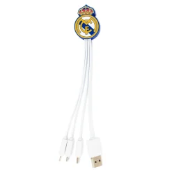 Friendly License S.L. Multicable 3 In 1 Crest Real Madrid^ Electronics