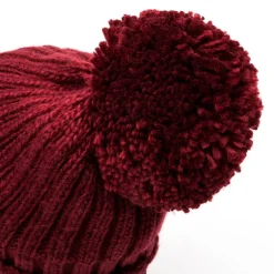 Project Rogers & JLK, S.L. Pompom Beanie Burgundy^ Beanies