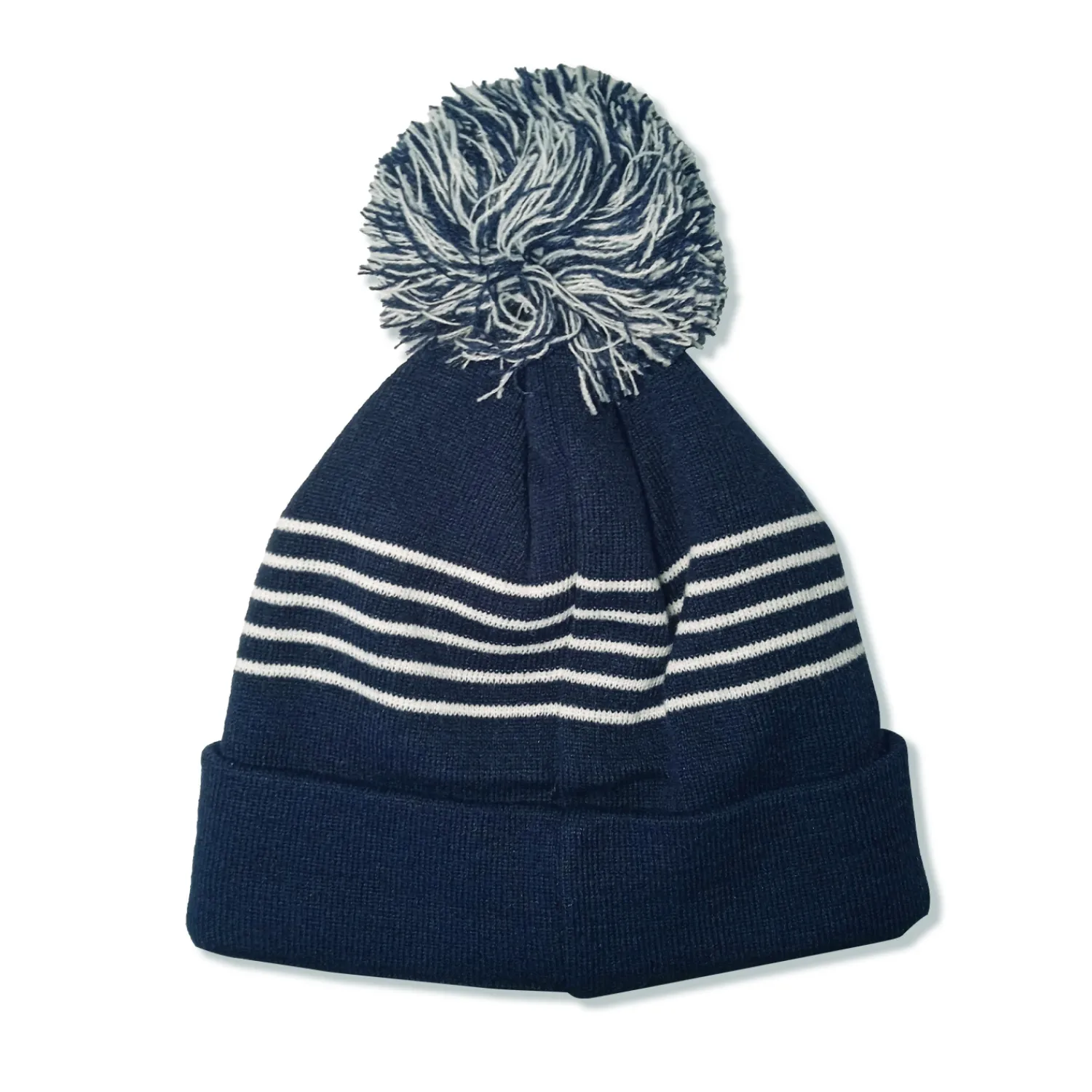 Project Rogers & JLK, S.L. Pompom Beanie Navy White Straps Real Madrid^ Beanies