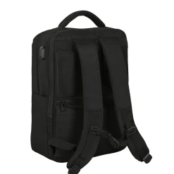 SAFTA S.A. Premium Double Laptop Backpack Black^ Bags & Luggage|Back To School
