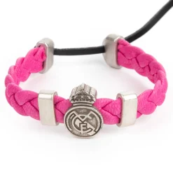 JLK Merchandising, S.L. Real Madrid Braided Bracelet Pink^ Jewellery