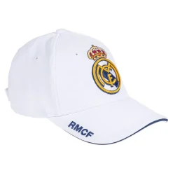 Project & Rogers Real Madrid Crest Cap - White^ Caps
