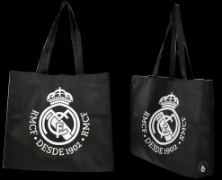 Project & Rogers Real Madrid Crest Shopping Bag - Black/White^ Bags & Luggage|Bags