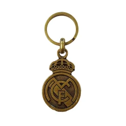 Project & Rogers Real Madrid Gold Crest Keyring^ Keyrings