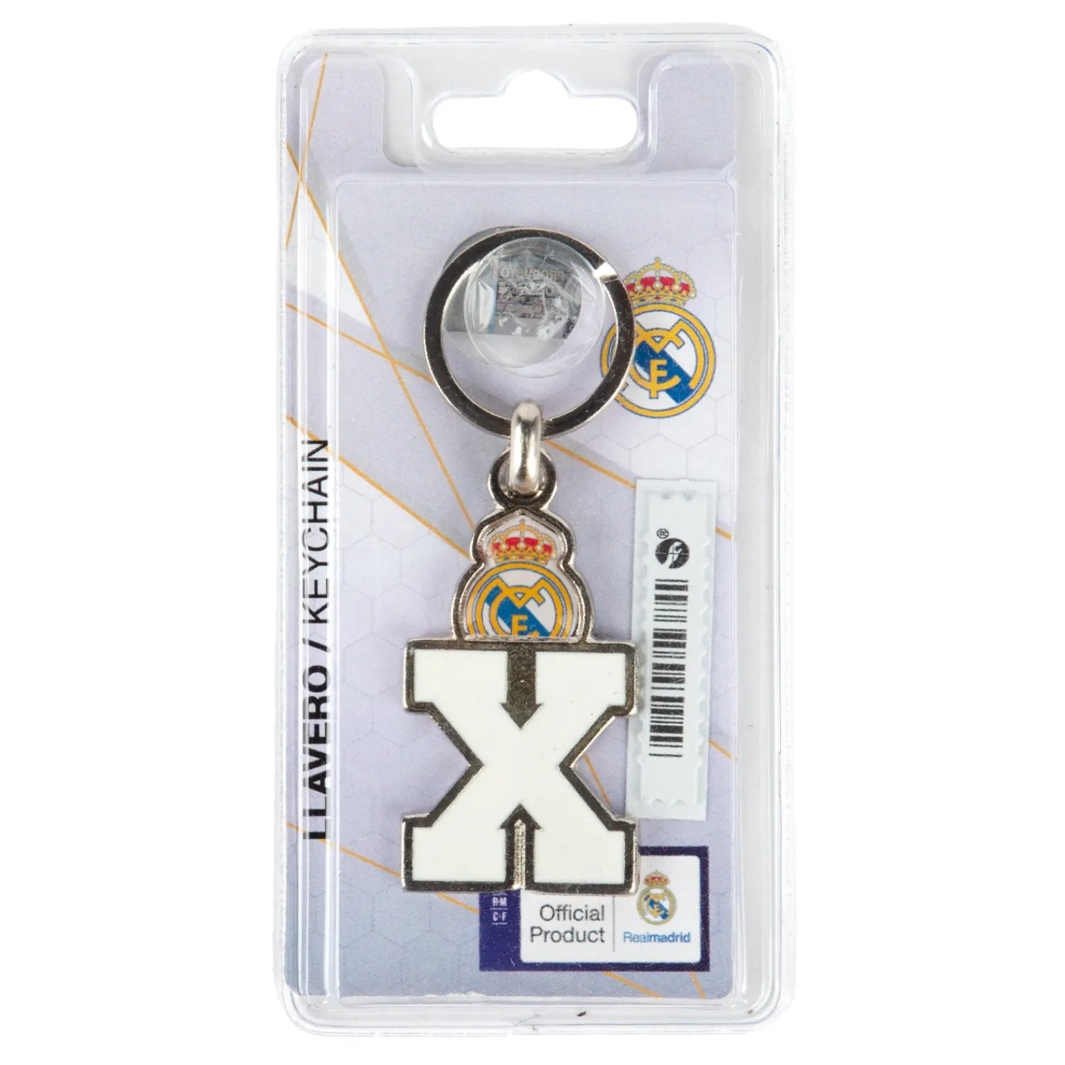 Project & Rogers Real Madrid Letter Keyring- X^ Keyrings