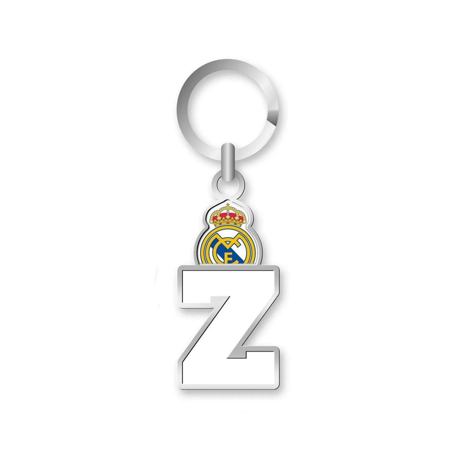 Project & Rogers Real Madrid Letter Keyring- Z^ Keyrings
