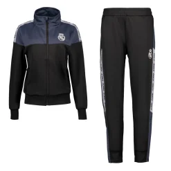 Project Rogers & JLK, S.L. Real Madrid Tracksuit Black/Grey/White RMCF sleeve tape^ Tracksuits|Tracksuits