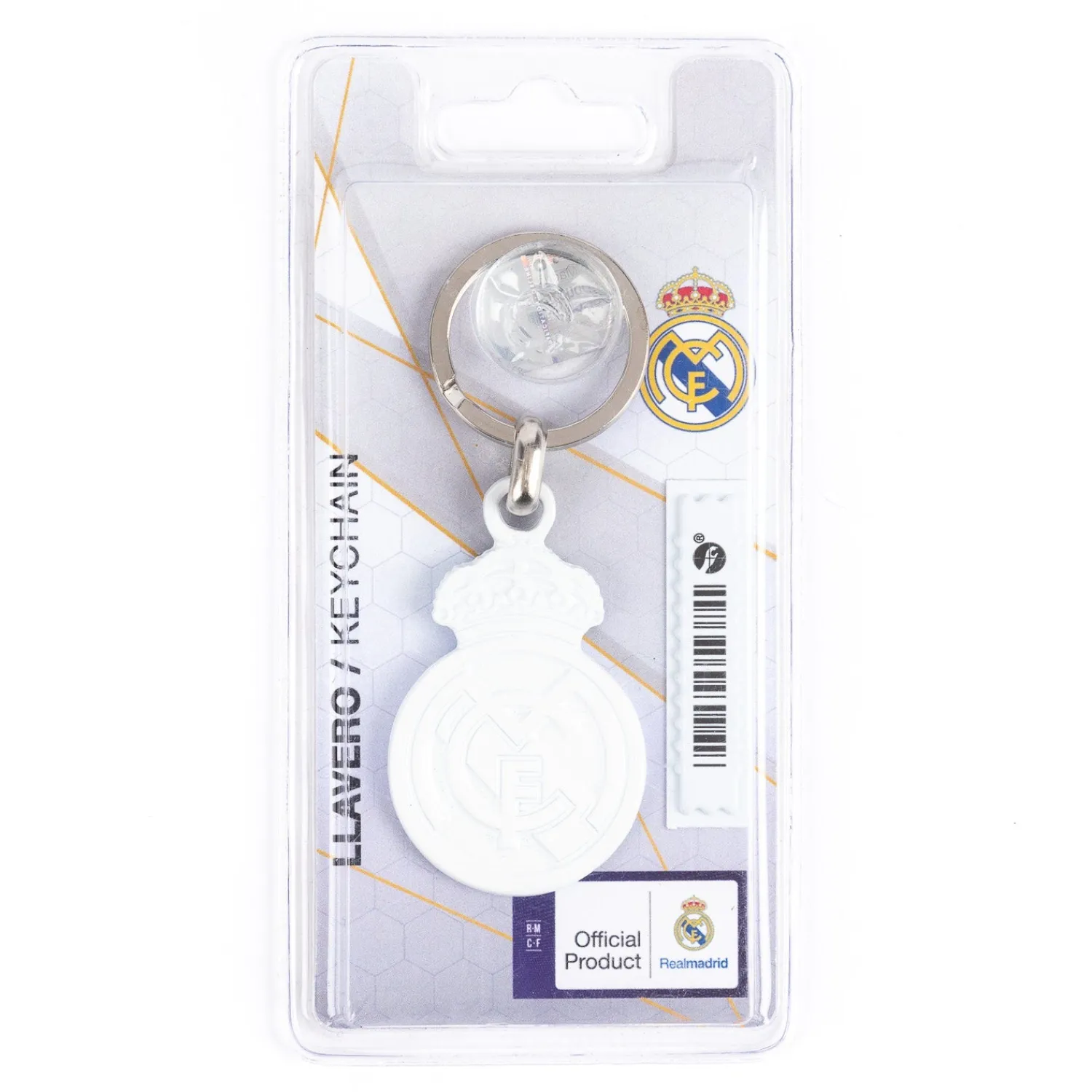 Promoestrategia, S.L. Real Madrid White Crest Keyring^ Keyrings