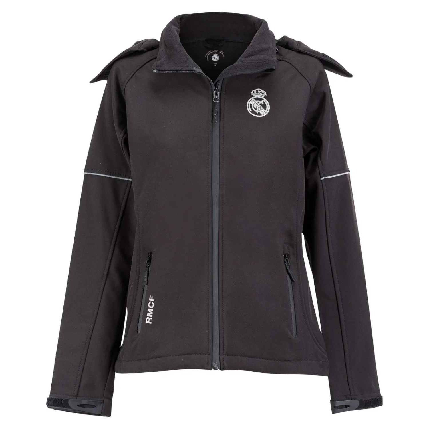 Links Real Madrid Womens Softshell Black^Women Jackets