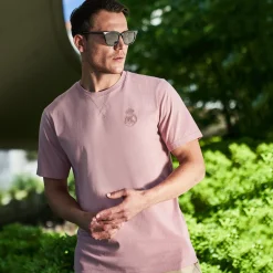 Foundry Sakura Unisex Cross Neck Stitch T-Shirt Pink^ T-Shirts