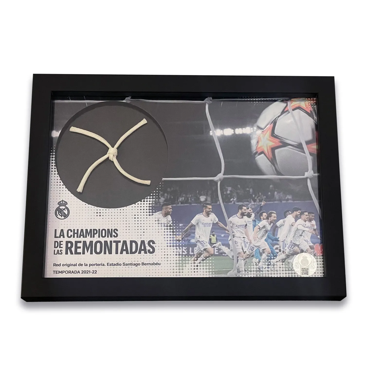 Pursuit 3 Santiago Bernabéu Stadium Goal Net UCL 21/22 Frame^ Back To School|Memorabilia