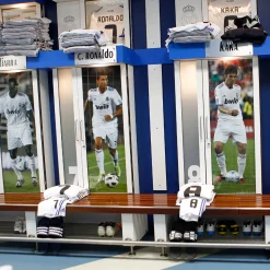 Pursuit 3 Santiago Bernabéu Stadium Real Madrid Locker Room Piece – White Wood Teak^ Back To School|Memorabilia