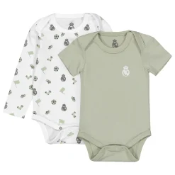 OSDM Set 2 Baby Bodies Green/White Real Madrid^ Baby Clothing