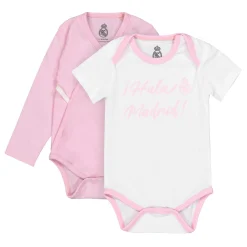 OSDM Set 2 Baby Bodies Pink/White Real Madrid^ Baby Clothing