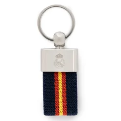 JLK Merchandising, S.L. Spanish Flag Keyring Navy Real Madrid^ Keyrings