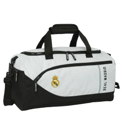 SAFTA S.A. Sport Bag White/Black Real Madrid^ Bags & Luggage|Back To School