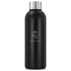 SAFTA S.A. Stainless Steel Premium Thermo Bottle 500ml Black Real Madrid^ Back To School|Glassware & Cups