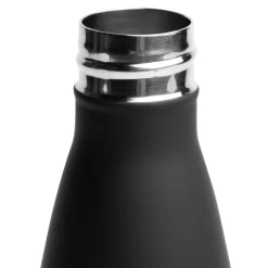 CyP Brands Evolution S.L. Steel Rubberized Bottle Black/Black 500ml^ Glassware & Cups