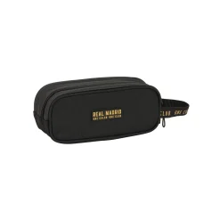 SAFTA S.A. Triple Pencil Case Black/Mustard Real Madrid^ Stationery