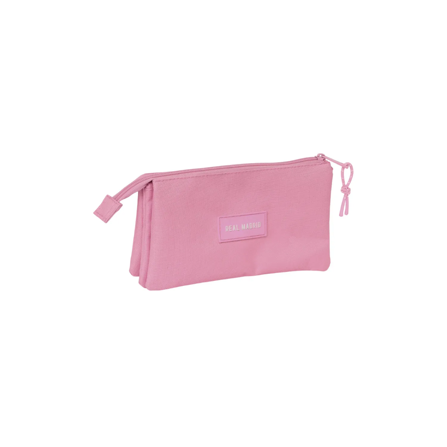 SAFTA S.A. Triple Pencil Case Pink/White Real Madrid^ Back To School|Stationery