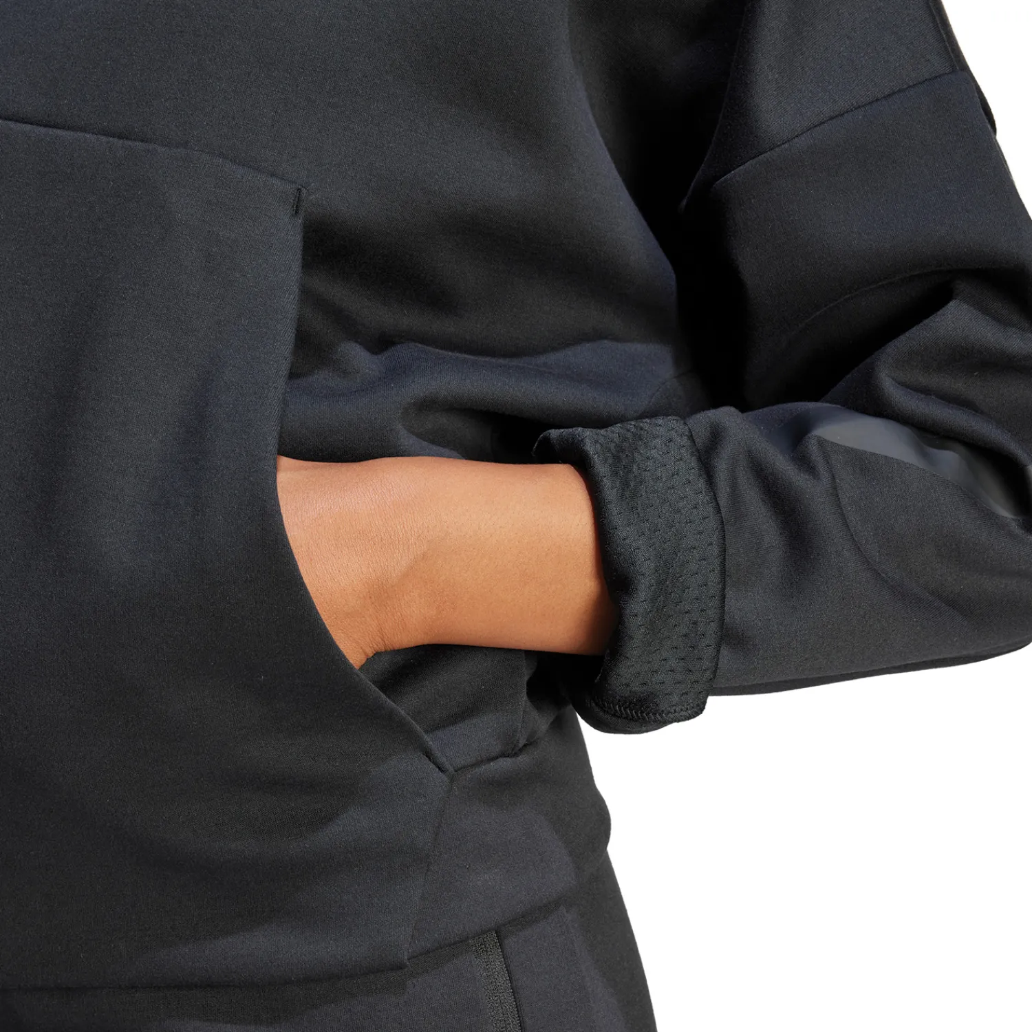 Adidas España, S.A.U Womens adidas Real Urban Full Zip Hoodie Black^Women Tracksuits|Jackets